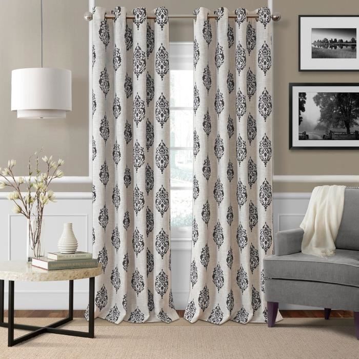 Tenda A Pannello Lush Decor Ravello Con Nervature – Bianca, 132x213 Cm, Design Testurizzato Elegante - 4