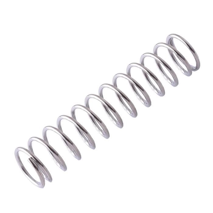 10 Ressorts Compression Acier Inoxydable - Fil 1.2mm, Diamètre 22mm, Longueur 70mm