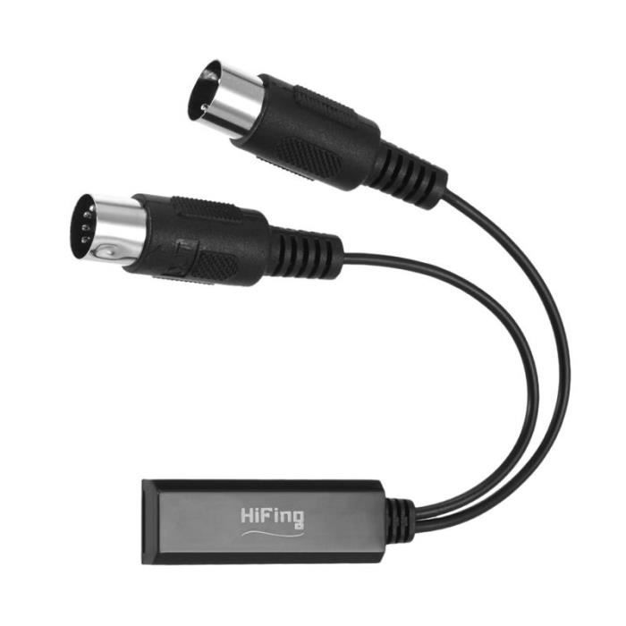 Adaptateur MIDI Sans Fil M-VAVE SK7 - Bluetooth 5.0 DIN5, Ultra Faible Latence (<3 Ms), Appairage Automatique Pour Claviers Et Synthés