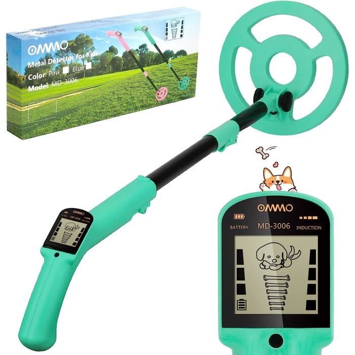 Detecteur De Metaux Enfants, Écran LCD Léger Et Haute Précision, Bobine étanche