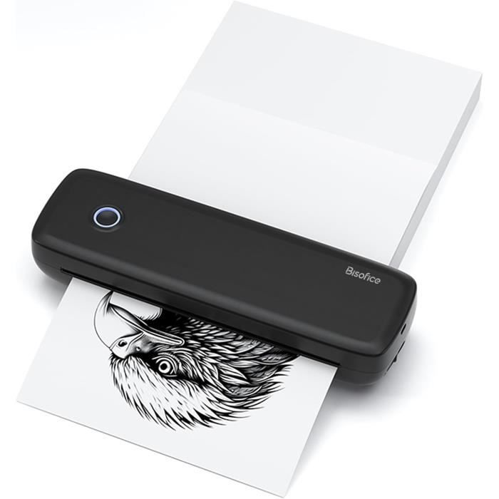 Imprimante Thermique A4 Portable Bisofice L81 - Sans Encre, Bluetooth/USB | Compatible Android IOS Windows