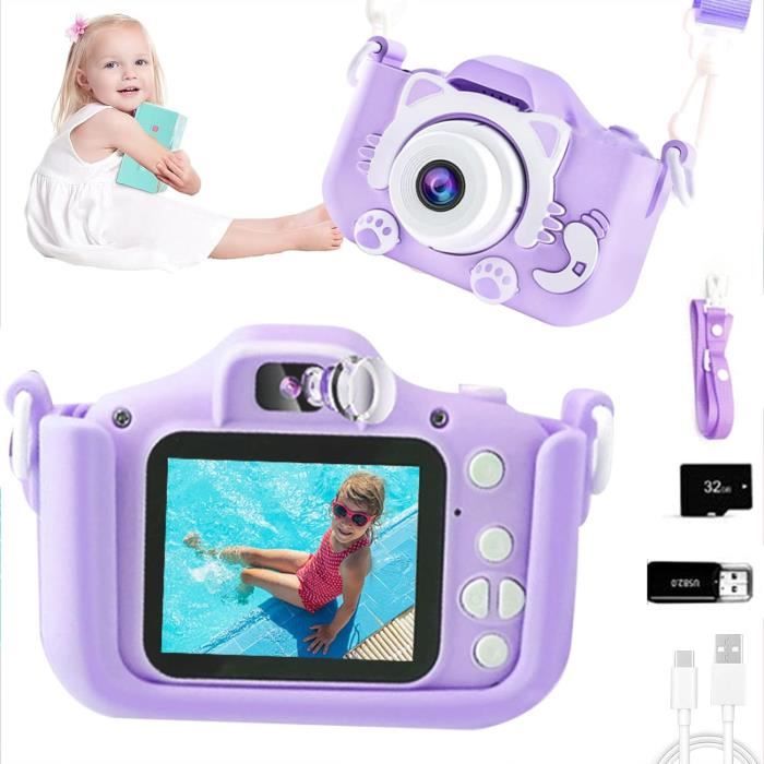Camera Enfant Appareil Photo Pour Enfants,2.0 Pouces Enfant Appareil Photo Numérique Appareil Photo 1080p Pour Kids