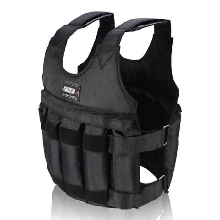 TecTake Gilet lesté de course Entraînement Fitness Sport Gym Musculation Crossfit Boxe 