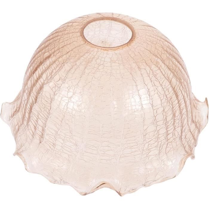 Abat-jour Lampadaire Ivoire Années 70 - 7 T X 14 L X 13 Haut, Frangé