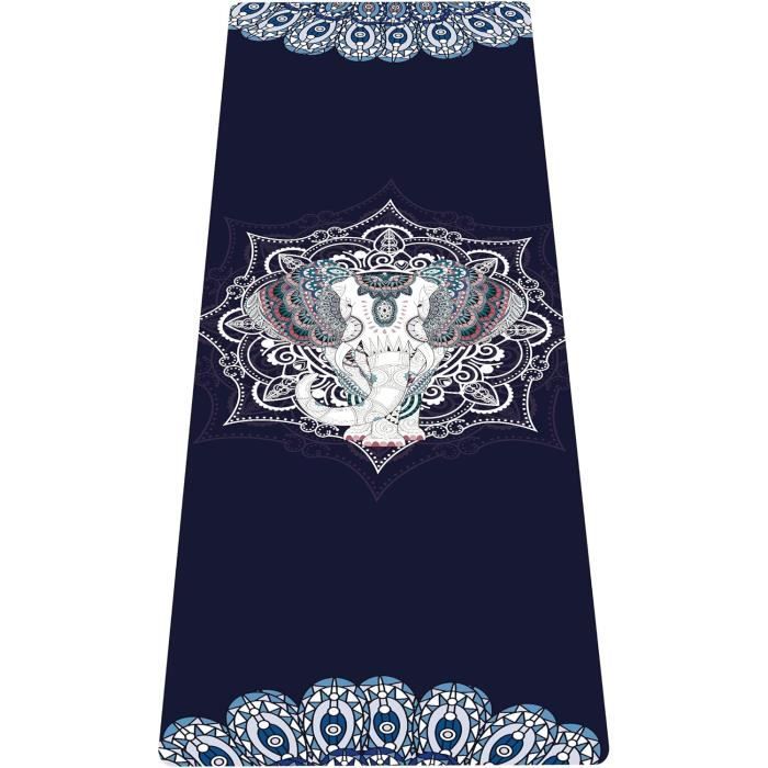 Tapis de yoga pliable de voyage, logo personnalisé, microfibre, écologique - Fabricant de tapis de yoga