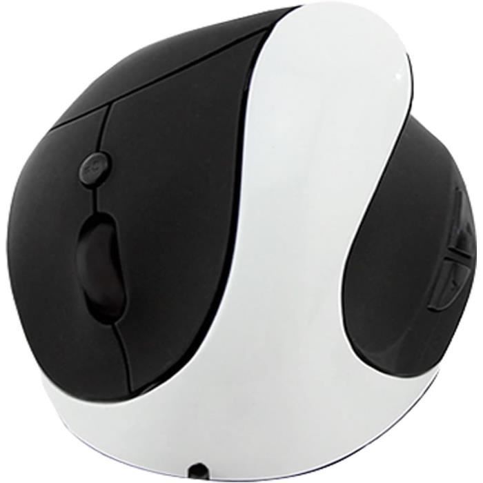 Souris Sans Fil 2,4 GHz - 6 Boutons - DPI Réglable - Pour PC Bureau Et Portable - Rechargeable Via Piles AAA