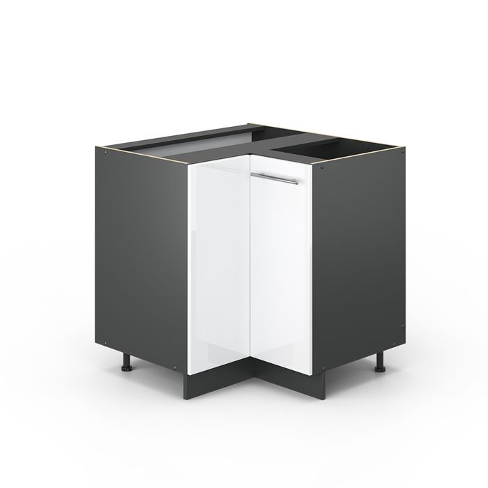 Vicco Elément haut de cuisine Béton noir 57cm, R-Line | Béton noir Vicco Elément haut de cuisine Béton noir 57cm, R-Line | Béton noir