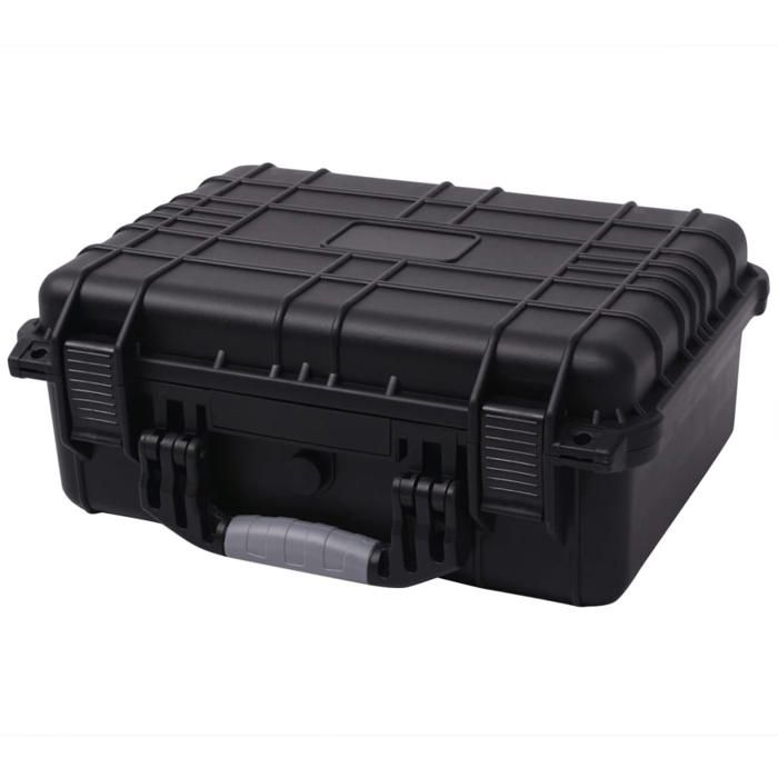 VidaXL Boîte de protection pour équipement 40,6 x 33 x 17,4 cm noir 142167