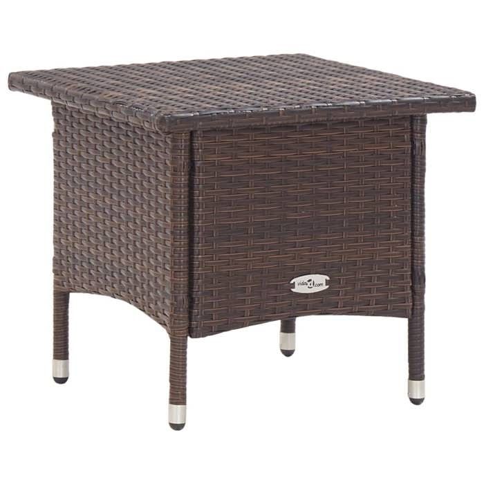 vidaXL Table à thé 50x50x47 cm - vue 4