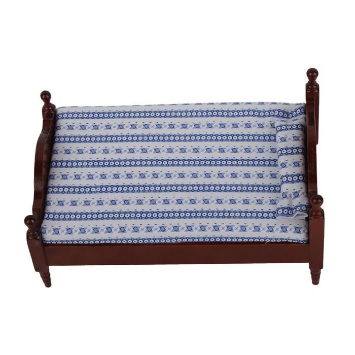 Lit De Poupée Pour Enfant - 45x23x22 Cm, En ABS Et Tissu, Pour Jeu De Rôle Et Décoration Chambre