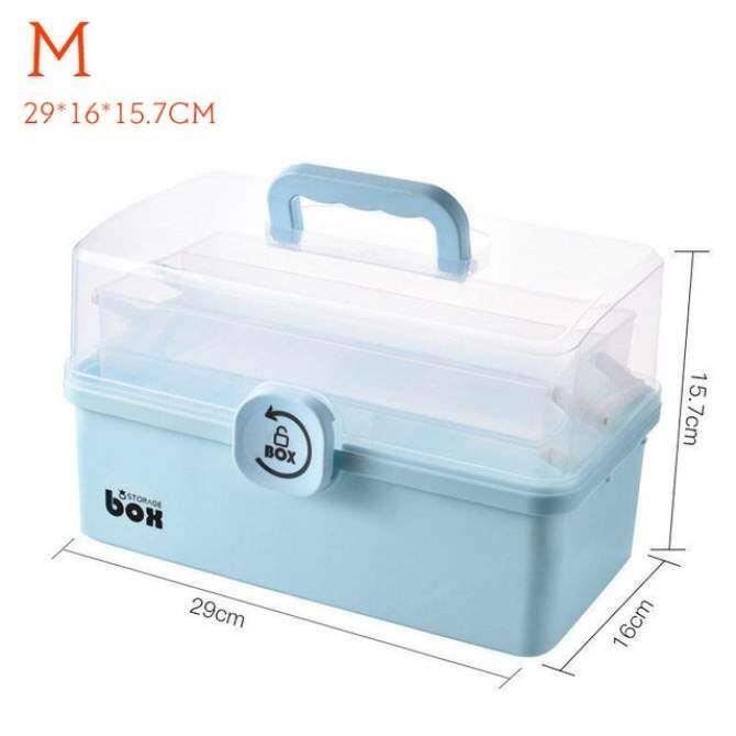 Boîte de rangement multifonctionnelle avec poignée, Kit de premiers