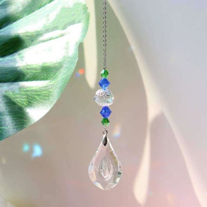 12 Pièces Prismes Boules De Cristal 20mm - Attrape-Soleil Suncatcher - Décoration Fenêtre, Mariage, Lustre