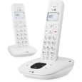 DORO Téléphone sans fil Confort 1015 duo avec technologie numérique DECT - Blanc-1
