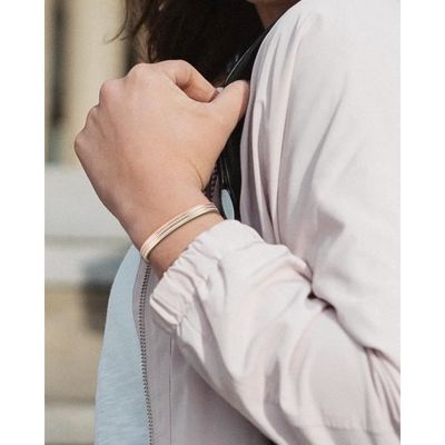 Set Bijoux Magnétique Cuivre - Bracelet Et Bague Réglable Unisexe, Style Connecté, Idée Cadeau Homme Femme - 11