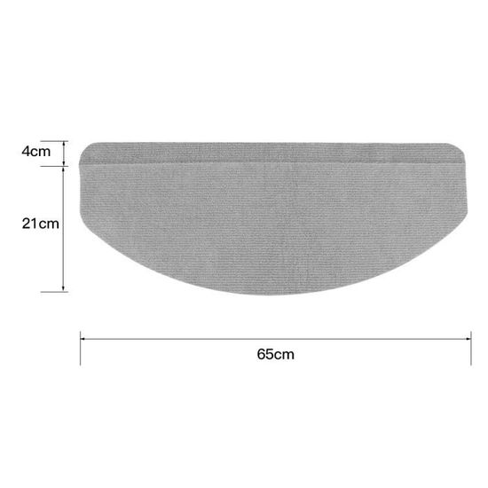 Tapis Antidérapant Pour Marches D'escalier Sarben 15 Pièces 8x30 Cm - Bleu