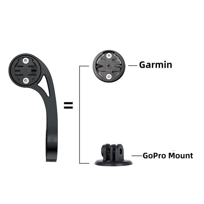 Support de vélo réglable, support d'ordinateur de vélo GPS pour Garmin Edge  Gopro