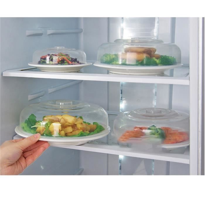 Couvercle Micro-Ondes Transparente Pp Matériau Protection Alimentaire