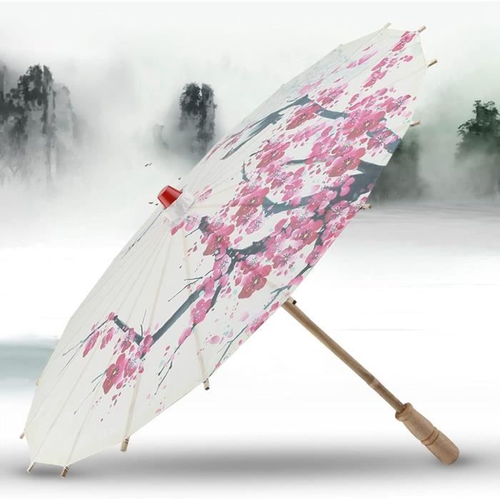 Parapluie En Papier Japonais DIY - 2Pcs, 23x30 Cm, à Peindre, Décoration Asiatique