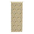 TODAY, Rideau oeillets floral coton INDIAN FLOWERS SHIVA Vert - 140x240 cm-2