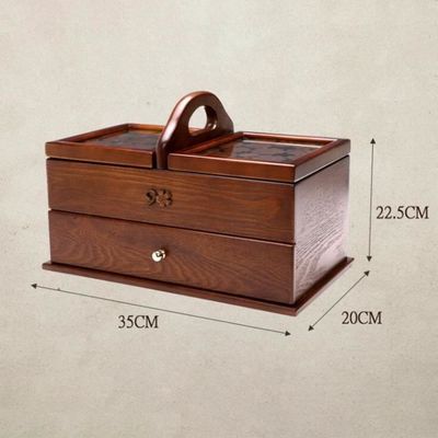 PACK APPAREILS REPASSAGE-COUTURE Boîte de panier à couture en bois 1 pièce  - Cdiscount Electroménager
