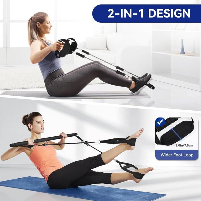 Pour Pilates, Yoga Et Musculation Set Résistance Fitness