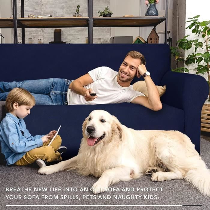 Housse De Canapé 4 Places Housse Canapé Extensible Jacquard Couverture Canapé Avec Accoudoirs