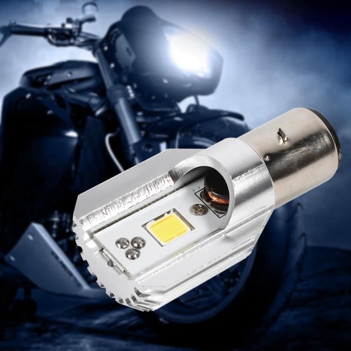 Ampoule H4 LED Feux Croisement Plein phare scooter moto 6500K - Cdiscount  Auto