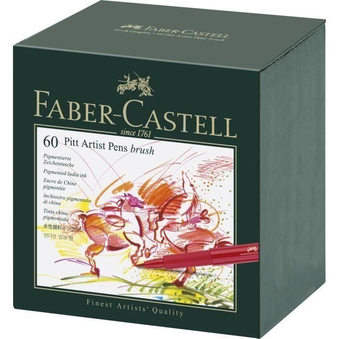 FABER-CASTELL Malette de 60 Feutres Connector - Coloris assortis -  Cdiscount Beaux-Arts et Loisirs créatifs
