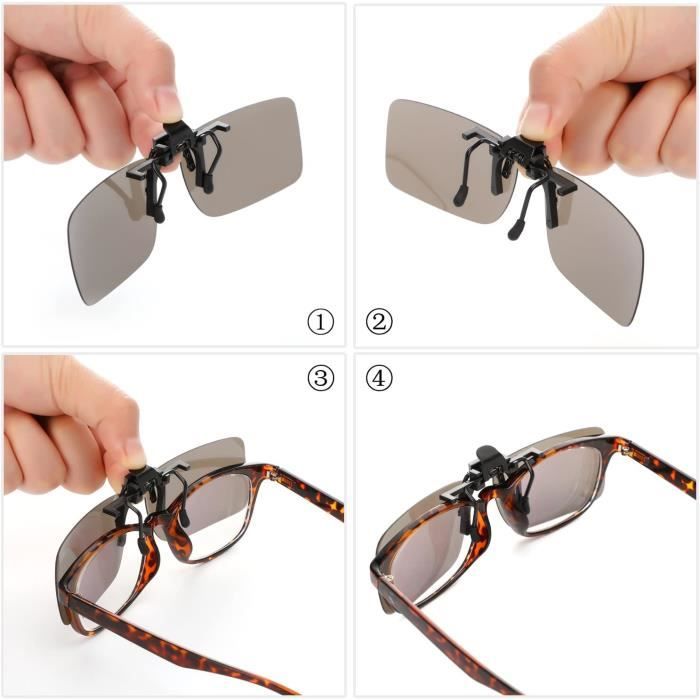 Clip Lunettes De Vue Solaire Lunettes U00c0 Clip Magnu00e9tique