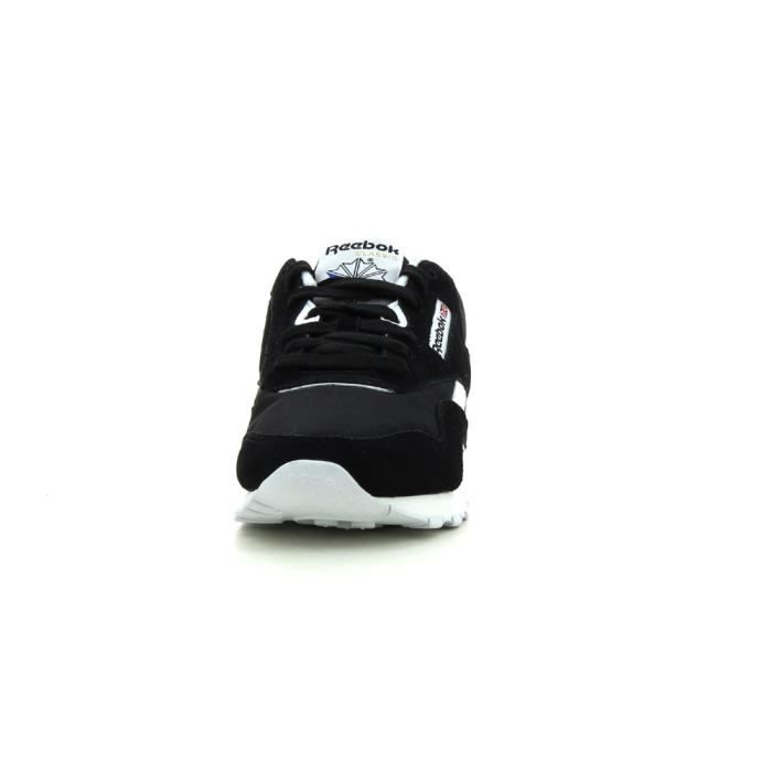 Reebok classic nylon femme noir best sale