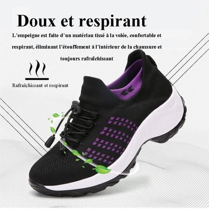 Basket Nike Femme Confortable Baskets Orthopédiques Confortables Basket Running Pour Femme Casual Sneakers Tissu Lacets Semelle Plate
