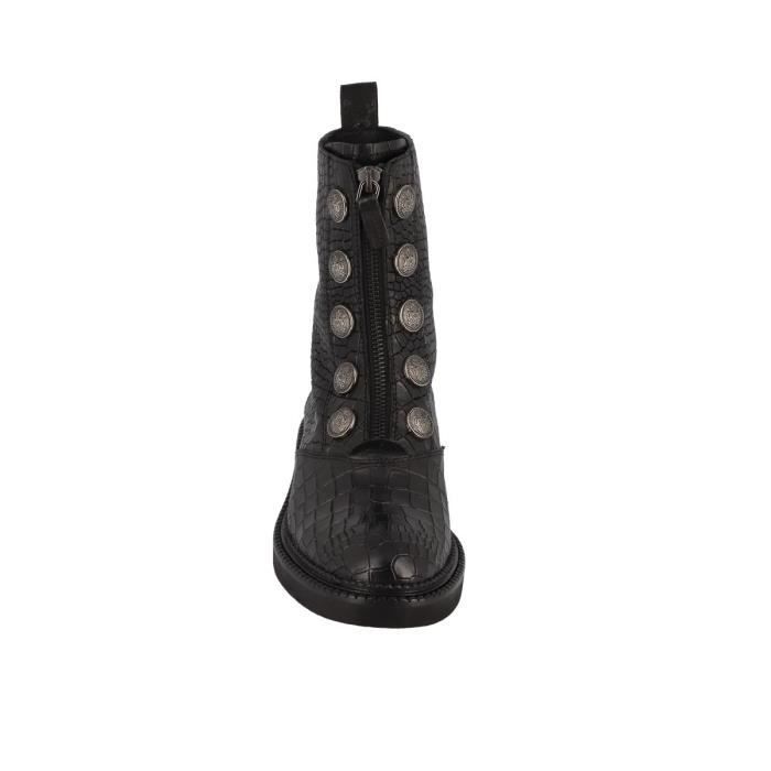 Boots store zip devant