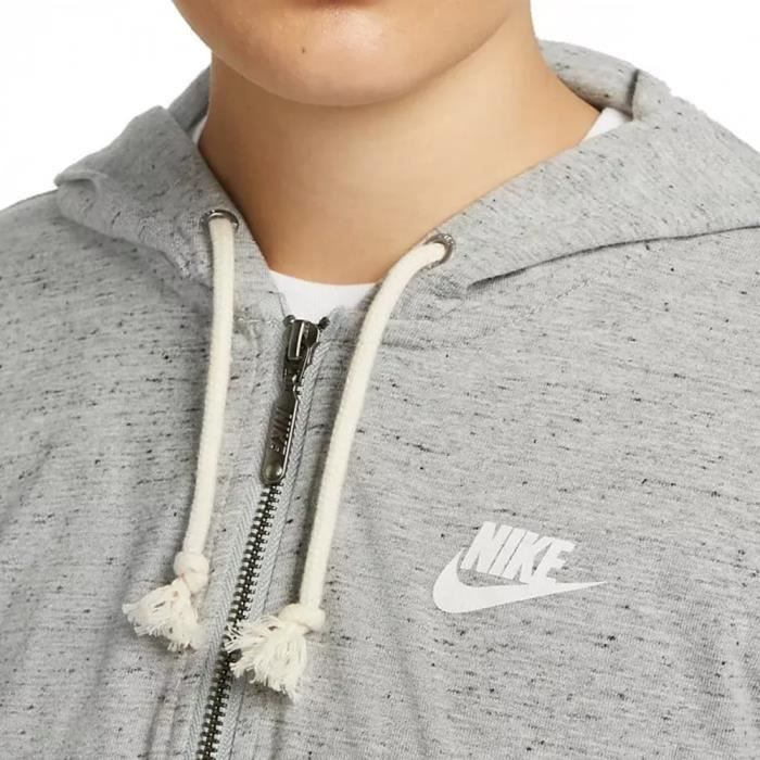 Sweat à capuche Gris Femme Nike Gym Vintage Grey - Cdiscount Prêt-à-Porter