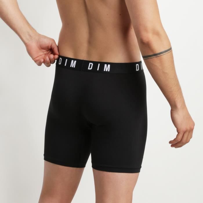 Dim Originals Boxer long homme en coton Noir Cdiscount Pr t