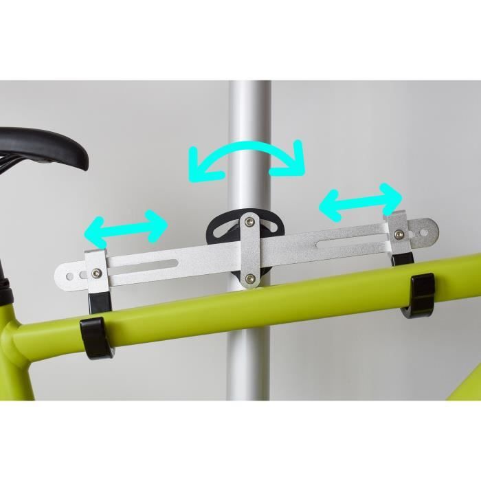 Support de réparation de vélo avec perche télescopique, Support d'entretien  de vélo portable, Peut pivoter à 360 degrés - Cdiscount Sport