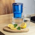 Carafe filtrante en verre Wessper AquaMax Crystaline 2.5L + bouteille en verre bleu 1L-3