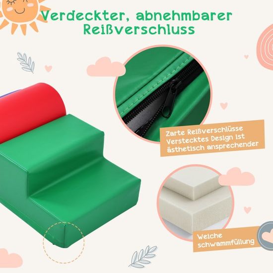 Blocs D'escalade Souples FANTASK – Lot De 5 Avec Piscine à Balles, Pour Enfants Dès 3 Ans - 9
