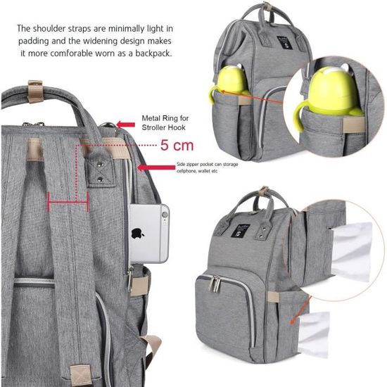 sac à dos à langer pomelo best