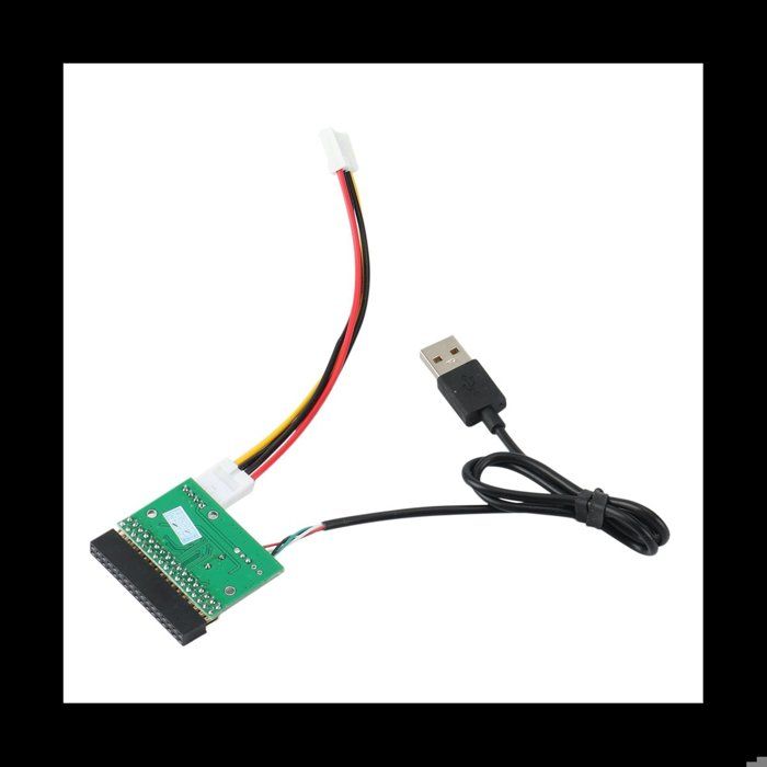 Adaptateur USB Vers Disquette 34 Broches – Lecteur 1.44 Mo 3.5" Émulé Plug & Play Pour Windows Et Mac – Idéal Pour Anciens PC