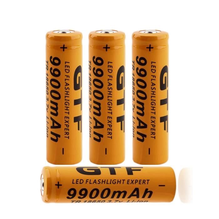 PCS-Nouveau 18650 Batterie 3,7v 9900 Mah Batera Recargable De Li
