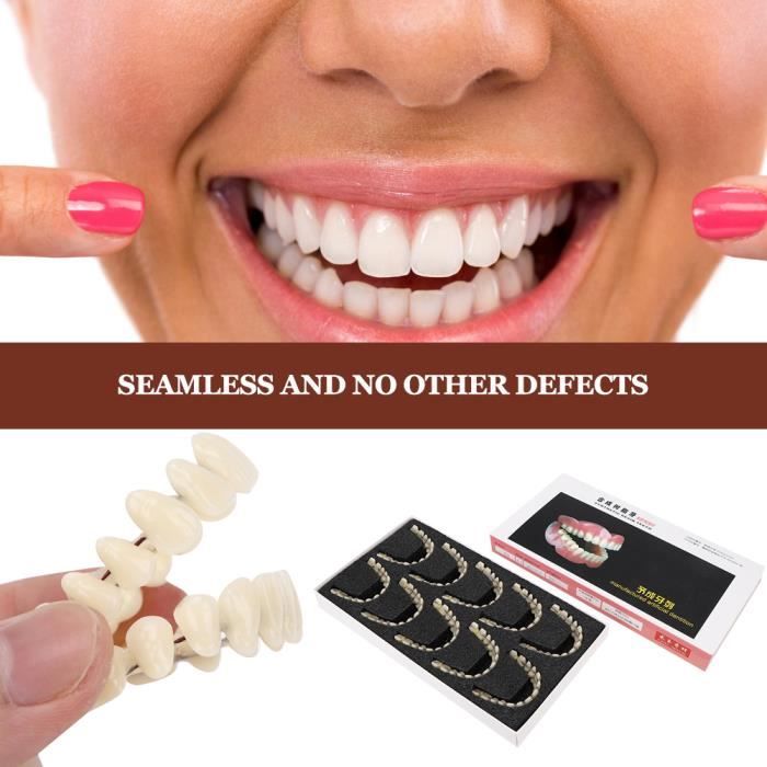Dent artificielle ，fausses dents，prothèse dentaire，Silicone dent Simulation  - Cdiscount Au quotidien