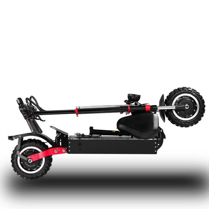 GUNAI Scooter électrique 5600W double moteur 60V 38AH batterie lithium 11  pouces pneu tout terrain 85km/h pour adulte avec siège - Cdiscount Auto