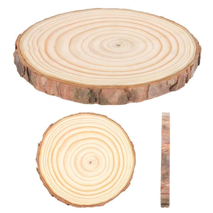 Panneaux contreplaqués tranche de bois bois rond cercle disque