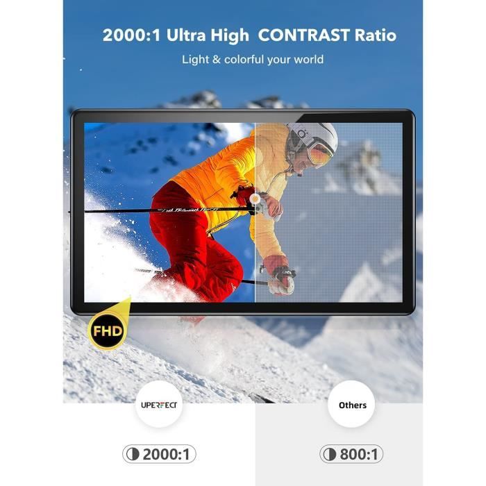 Écran tactile - Moniteur portable Ultra HD - 15,6 - Haut-parleurs