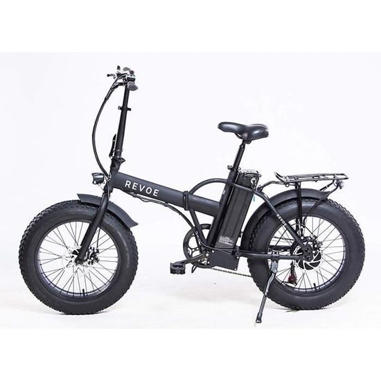 Revoe Velo Electrique Dirt 20 Pliant Noir Prix Pas Cher Cdiscount