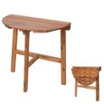 Table pliante - HWC - HWC-L19 - Bois acacia FSC - Pliable - In/Outdoor-0