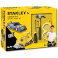 Kit bricolage enfant - Stanley Jr - 3 outils - DIY - Mixte - Jaune-0