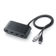 Adaptateur de convertisseur de manette de jeu pour contrôleur USB à 4 ports pour contrôleur NGC vers Wii U Nintendo Switch et PC-0