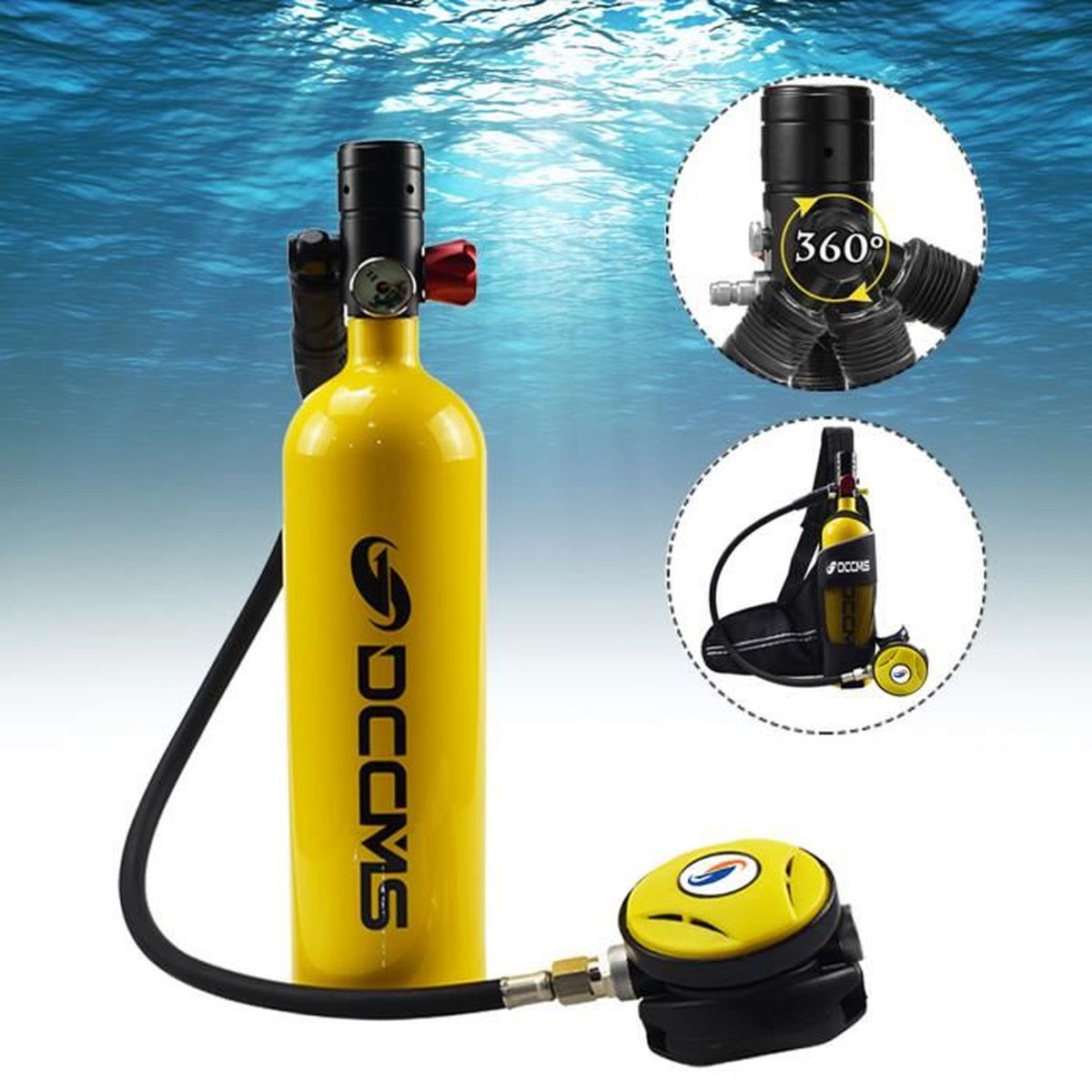 Test du kit de réservoir de plongée sous-marine 1L : performance et