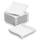 18pcs Assiettes Plates 26*27*2.5cm Vaisselles Assiette Porcelaine Plat Service de Table Malacasa Série FLORA